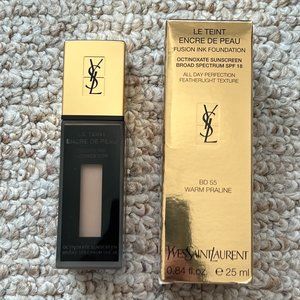 Yves Saint Laurent YSL Fusion Ink Foundation BD55 Warm Praline 0.84oz 25ml